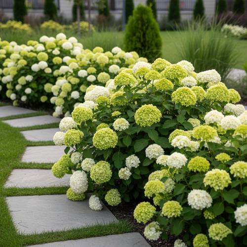 гортензия низкорослая в саду.jpg